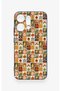 Oppo Reno 14 Compatible Autumn Themed Patchwork Patterned Silicone Case - 2