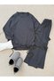 Oysho Set with Gathered Front Trousers - 5599 - Anthracite - 2