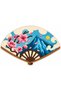 Auraplus Sakura Fan Pattern Modern Woven Base Decorative Carpet Auraplus120 - 3