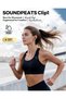 Clip1 Open Ear Earbuds, Premium Dolby Audio & Hi-Res Clip on Headphones, Bluetooth 5.4 Wireless Earphones with AI ENC Noise Cancellation, LDAC, 40H Playtime, IPX5 (deep black) - 2
