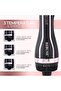 1200W Hair Styler Hot Air Brush One Step Negative Ion Electronic Dryer Comb (Black and Gold) - 4