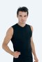 Black Ribana 0-Sleeve V-Neck 048-2 (3 Pieces)