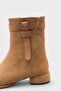 Emiline Round Toe Short Heeled Zippered Women's Boots - 4