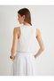 Crop Vest Buttoned Cotton - 4