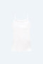 White Lace Rope Strap Undershirt 178-1 (3 Pieces)