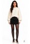 Cream Women's Balloon Sleeve Oversize Knitwear Sweater - 5