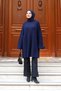 Women's Oversize High Neck Thessaloniki Knit Sweater, Tunic - 5
