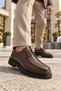 Walton Genuine Leather Lace-Up Thick Sole Men's Daily Classic Casual Shoes - 6