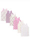 Lycra Printed Wide Strap Girls' Undershirt 348-0 (6 Pieces)