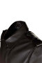 Men's Genuine Leather Brown Leather Coat - 3
