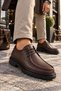 Walton Genuine Leather Lace-Up Thick Sole Men's Daily Classic Casual Shoes - 5