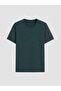 Vizyon New Season Green Crew Neck Short Sleeve Men's Pajama Top