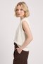Women's Ecru Crew Neck Oversize Knitwear Sweater - 4