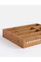 Brown Square Cutlery Holder - 4