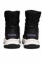 Women's Black Waterproof Winter Boots with Fur Lining Outdoor Shoes - 7