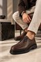 Walton Genuine Leather Lace-Up Thick Sole Men's Daily Classic Casual Shoes - 7