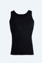 Black Men's Singlet 001-2 (6 Pieces)