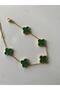 Clover Charm Model Stainless Steel Bracelet