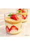 50 Pieces 300 Cc Magnolia Dessert and Salad Presentation Bowl with Lid