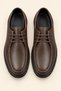 Walton Genuine Leather Lace-Up Thick Sole Men's Daily Classic Casual Shoes - 3