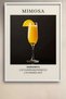 6 Piece Summer Cocktails Framed Painting Set Cocktail Posters Bar Kitchen Gallery Wall Six08 - 4