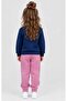 Printed Three-Thread Shardooned Combed Cotton Sweatshirt Children's Set - 2