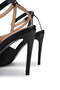 Women's Genuine Leather Black Heeled Shoes - 4