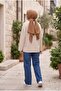 Striped Crew Neck Tunic Cream - 4