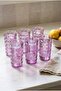 Set of 6 Acrylic Soft Drink Glasses 600 ml - 4