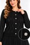 Plus Size Skirt Tutu Stone Embellished Skirt Set Black - 3