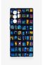 Samsung Note 20 Ultra Compatible Night City Stories Patterned Silicone Case - 2