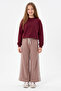 Garnili Glittery Elastic Waist Palazzo Girls' Sweatpants - 2
