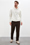 Modal Sweatpants with Side Stripes and Elastic Waistband