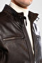 Men's Genuine Leather Whiskey Tumbled Leather Coat - 5
