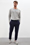 Printed Modal Sweatpants with Elastic Waistband - 5