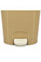 Go Clean Plastic Pedal Dust Bin Beige with Cream - 42×38cm - 2
