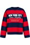Red Navy Blue New York Printed Sweatshirt - 1132 - 6