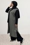 34000 Plus Size Combed Cotton Wear-And-Go Vest - Anthracite - 2