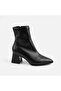 Serrace Pointed Toe Heeled Stretch Boots - 3