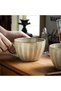 Large Ceramic Coffee Mug and Cereal Breakfast Cup with Handle, Hand-painted Retro Style Mug for Espresso & Cappuccino, Dishwasher and Microwave Safe (Wheat) - 2