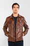 Men's Genuine Leather Nuts Leather Coats - 2