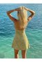 Rochie mini, verde - 3