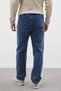 Ribbed Waist Tie Mom Jeans - 8