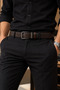 100% Genuine Belt with Rotary Buckle - 2