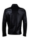 Men's Genuine Leather Black Leather Coat - 3
