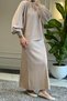 44450 - Stylish Comfortable Casual Knitwear Women's Set with Skirt - 2