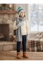 Unisex Children's Scarf, Beanie and Gloves 3-Piece Winter Set