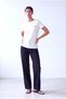 Women's White Cotton Crew Neck Short Sleeve Embroidery Detailed Embroidery Detailed T-Shirt Fiona - 4