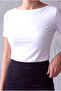 Women's Black Cotton Soft Texture Elastic Waist Mini Skirt Maya - 4