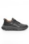 Genuine Leather Eva Sole Black Casual Shoes - Flex256010